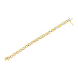 10K Yellow Gold Round-Cut Diamond Infinite Love Bracelet (1.00 cttw, I-J Color, I2-I3 Clarity)-4 thumbnail 5