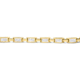 14K Yellow Gold Princess-Cut Diamond Links of Love Bracelet (2.00 cttw, H-I Color, SI2-I1 Clarity)-4 thumbnail 5