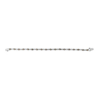 14k White Gold 2 1/4 Cttw Champagne Diamond Bar Link 7