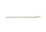 14K Two-Tone Gold 1.00 Cttw Princess-Cut Diamond Chain Link 7