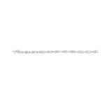 14K White Gold 1.0 Cttw Invisible Set Princess Diamond Alternating Link Tennis Bracelet (I-J Color, I1-I2 Clarity) - 7.25