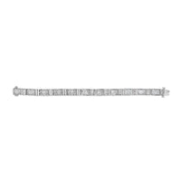 14K White Gold 7.0 Cttw Princess Cut Diamond 7