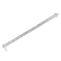 14K White Gold 7.0 Cttw Princess Cut Diamond 7