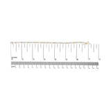 10k Yellow Gold 1.00 Cttw Baguette-Cut Channel Diamond Link Bracelet-4 thumbnail 5