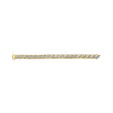 10K Yellow Gold 2.0 Cttw Diamond S-Link Twist Design Link Bracelet-3 thumbnail 4