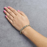 10K Yellow Gold 2.0 Cttw Diamond S-Link Twist Design Link Bracelet-2 thumbnail 3