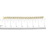 10K Yellow Gold 2.0 Cttw Diamond S-Link Twist Design Link Bracelet-4 thumbnail 5