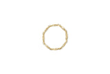 14K Yellow Gold Princess and Baguette Cut Diamond Beaded Bracelet (3.00 cttw, H-I Color, SI1-SI2 Clarity)-3 thumbnail 4