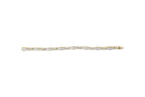 14K Yellow Gold Princess and Baguette Cut Diamond Beaded Bracelet (3.00 cttw, H-I Color, SI1-SI2 Clarity)-4 thumbnail 5