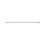 10K Yellow Gold 1.00 Cttw Round-Cut Diamond Spiral Link 7