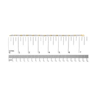 10k Yellow Gold 1.00 Cttw Diamond 3 Stone Link Bracelet (I-J Color, I1-I2 Clarity) -7.25
