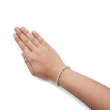10K Two-Tone Gold 1.00 Cttw Diamond X-Link Link Bracelet-2 thumbnail 3