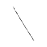 14K White Gold 1.00 Cttw Princess-Cut Diamond Link Bracelet (I-J Color, I1-I2 Clarity) - Size 7.25-4 thumbnail 5