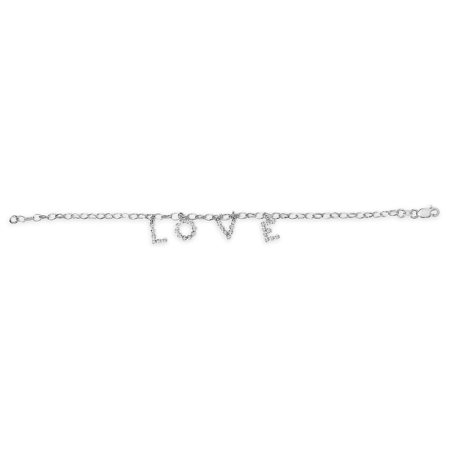 10k White Gold 1/6 Cttw Diamond 