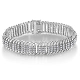 14K White Gold 5.0 Cttw Round Brilliant Cut Diamond 7