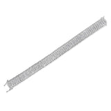 14K White Gold 5.0 Cttw Round Brilliant Cut Diamond 7