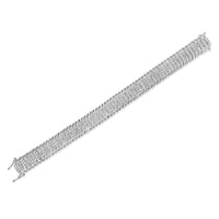 14K White Gold 5.0 Cttw Round Brilliant Cut Diamond 7