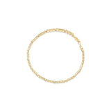 10K Yellow Gold 1.0 Cttw Round Diamond Pave Link Bracelet-3 thumbnail 4