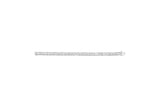 10K White Gold Round and Baguette Cut Diamond Bracelet (2.00 cttw, H-I Color, I2-I3 Clarity)-4 thumbnail 5
