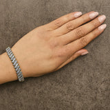 10K Yellow Gold 3.0 Cttw Diamond S-Link Bracelet-2 thumbnail 3