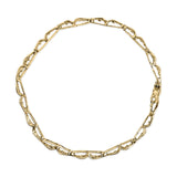 10K Yellow Gold 2.00 Cttw Baguette Diamond Channel Set Link Bracelet-3 thumbnail 4