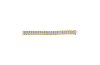 10K Yellow Gold 4.00 Cttw Pave Diamond Classic Link 7
