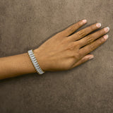 10K Yellow Gold 4.0 Cttw Diamond S-Link Bracelet-2 thumbnail 3