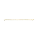 10K Yellow Gold 4.00 Cttw Channel Set Round Diamond Tennis 7