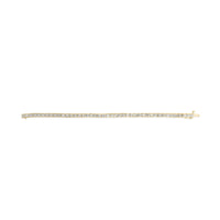 10K Yellow Gold 4.00 Cttw Channel Set Round Diamond Tennis 7
