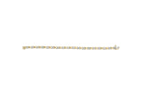 10K White Gold 1.00 Cttw Diamond Floral Cluster and X-Link 7.25