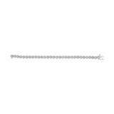 14K White Gold 2.00 Cttw Diamond Halo Link Tennis Bracelet (H-I Color, I1-I2 Clarity) - 7