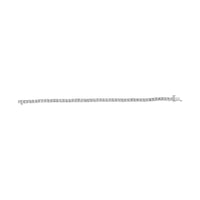 10K White Gold 1/2 Cttw Real Diamond Illusion-Set Miracle Plate Tennis Bracelet (I-J Color, SI2-I1 Clarity) - Size 7.5