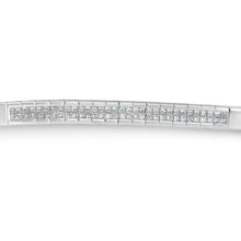 14K White Gold Princess Cut Diamond Bracelet (1.00 cttw, H-I Color, SI1-SI2 Clarity)-1