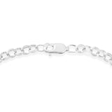 .925 Sterling Silver 1/4 Cttw Diamond-Accented Heart and Ribbon Charm 7