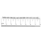 Sterling Silver Rose-Cut Diamond Love Locks Link Bracelet (1.00cttw,I-J color,I3-Promo clarity)-4 thumbnail 5
