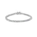 10K White Gold 5.00 Cttw Natural Diamond Tennis Bracelet-0