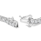 10K White Gold 5.00 Cttw Natural Diamond Tennis Bracelet-1 thumbnail 2