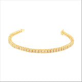 .925 Sterling Silver 1.0 Cttw Diamond Square Frame Miracle-Set Tennis Bracelet (I-J Color, I3 Clarity) - 8