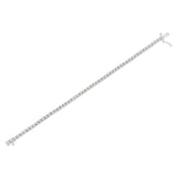 IGI Certified .925 Sterling Silver 1.0 Cttw Miracle-Set Diamond Round Miracle Plate Tennis Bracelet (I-J Color, I3 Clarity)-4 thumbnail 5