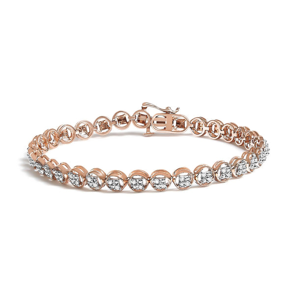 .925 Sterling Silver 1/4 Cttw Diamond 7