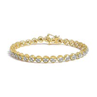 .925 Sterling Silver 1/4 Cttw Diamond 7