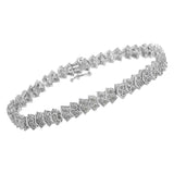.925 Sterling Silver 1.0 cttw Diamond 