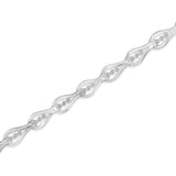 Sterling Silver Diamond Link Bracelet (0.5 cttw, I-J Color, I3 Clarity)-4 thumbnail 5