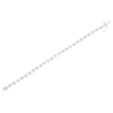.925 Sterling Silver 1/2 Cttw Rose Cut Diamond Almond Shape Link Tennis Bracelet (I-J Color, I3 Clarity) - 7” -4 thumbnail 5