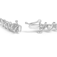 .925 Sterling Silver 1/2 Cttw Diamond Miracle-Set 7
