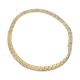 IGI Certified 14K Yellow Gold Plated Sterling Silver 10.0 Cttw Diamond 4 Row Tennis Bracelet-3 thumbnail 4