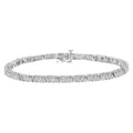 .925 Sterling Silver 1.0 cttw Miracle-Set Diamond Tennis Bracelet (I-J Color, I3 Clarity) - 7.25"-0
