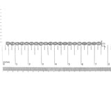 10K White Gold 2.0 Cttw Diamond Milgrain Cluster Link Bracelet-4 thumbnail 5