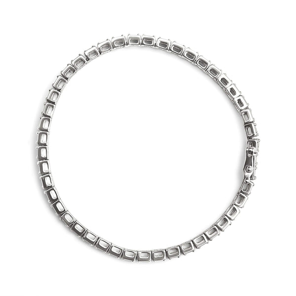 .925 Sterling Silver 1/10 Cttw Diamond 7.25