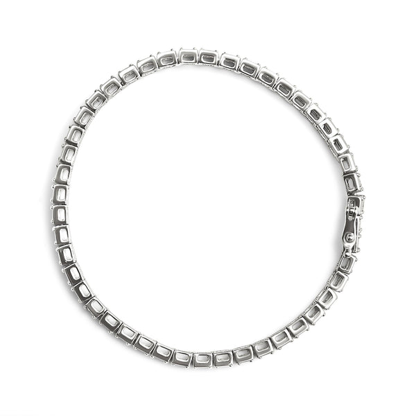 .925 Sterling Silver 1/10 Cttw Diamond 7.25